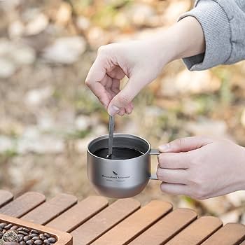 Amazon.co.jp: Boundless Voyage チタンマグカップ コーヒー